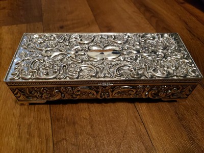 jewelry silver velvet godinger box lined plated