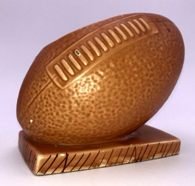 Vintage MCM Samson Import Co 1967 Football Planter 5151 caddy bowl dish holder