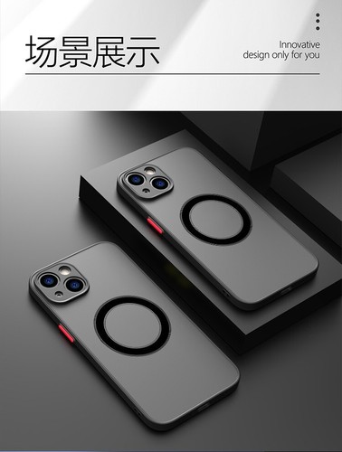 Für iPhone 14 Pro Max 14 Plus 13 12 11 Pro Mag Sicher Magnetisch Mattierte Slim Case - Bild 4 von 12