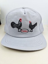 Vintage USA MADE Puffy Print Cantrell Farm Trucker Hat Snapback Cap