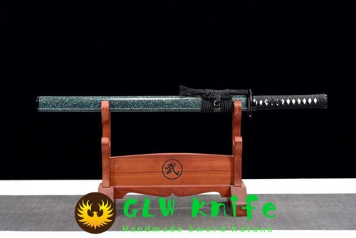 Espada táctica moderna Wakizashi Ninjato foto corta recta T10 acero al carbono - Imagen 3 de 19