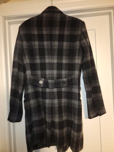 Dolce Gabbana Men Coat Gray Double Breasted OverCoat Size 48 Listing price $1350 - Picture 4 of 15