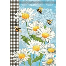 Carson - Bees  Daisies Garden Flag - 50712