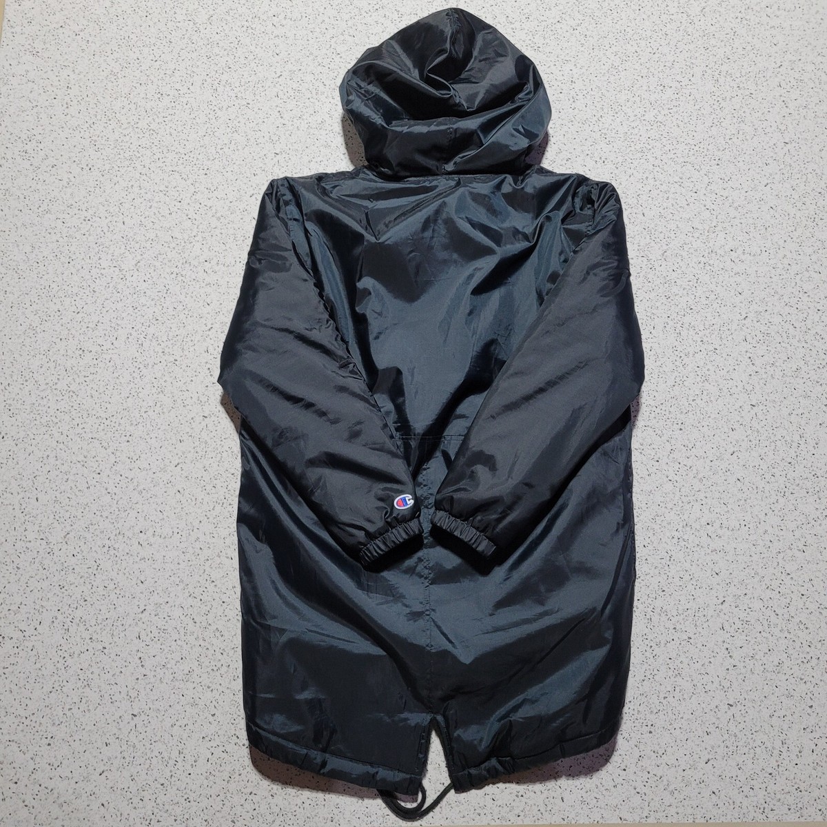 Womens Champion Jacket Sherpa Lined Stadium Jacket Size Small View 6
