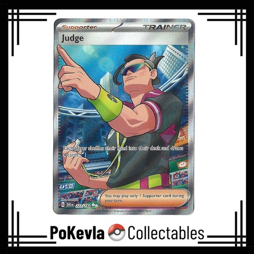 Judge 222/182 | Full Art Trainer | Pokémon Destined Rivals | NM+