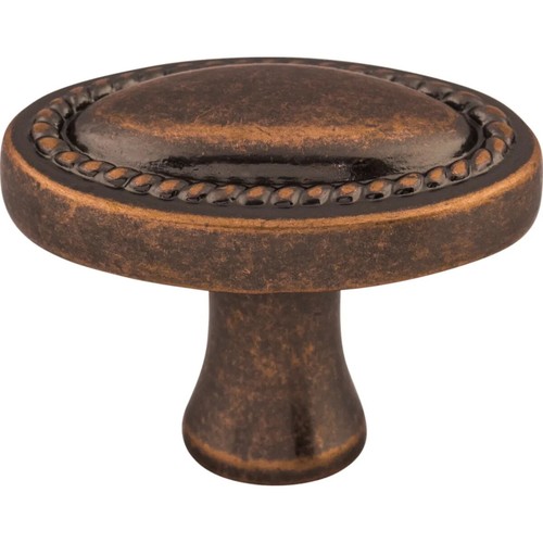 Copper Knob Cabinet Dresser Hardware Oval - Picture 2 of 2