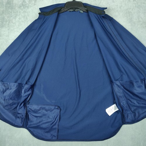 Chaqueta de Golf Adidas Para Hombres M Azul Marino Adicross Warp Tejido Camisa Cazadora Rendimiento - Imagen 10 de 14