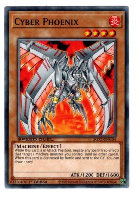 Yu-Gi-OH CIBER PHOENIX-1st Edition SGX1-ENG04   # 187 ALL COLLECTION.