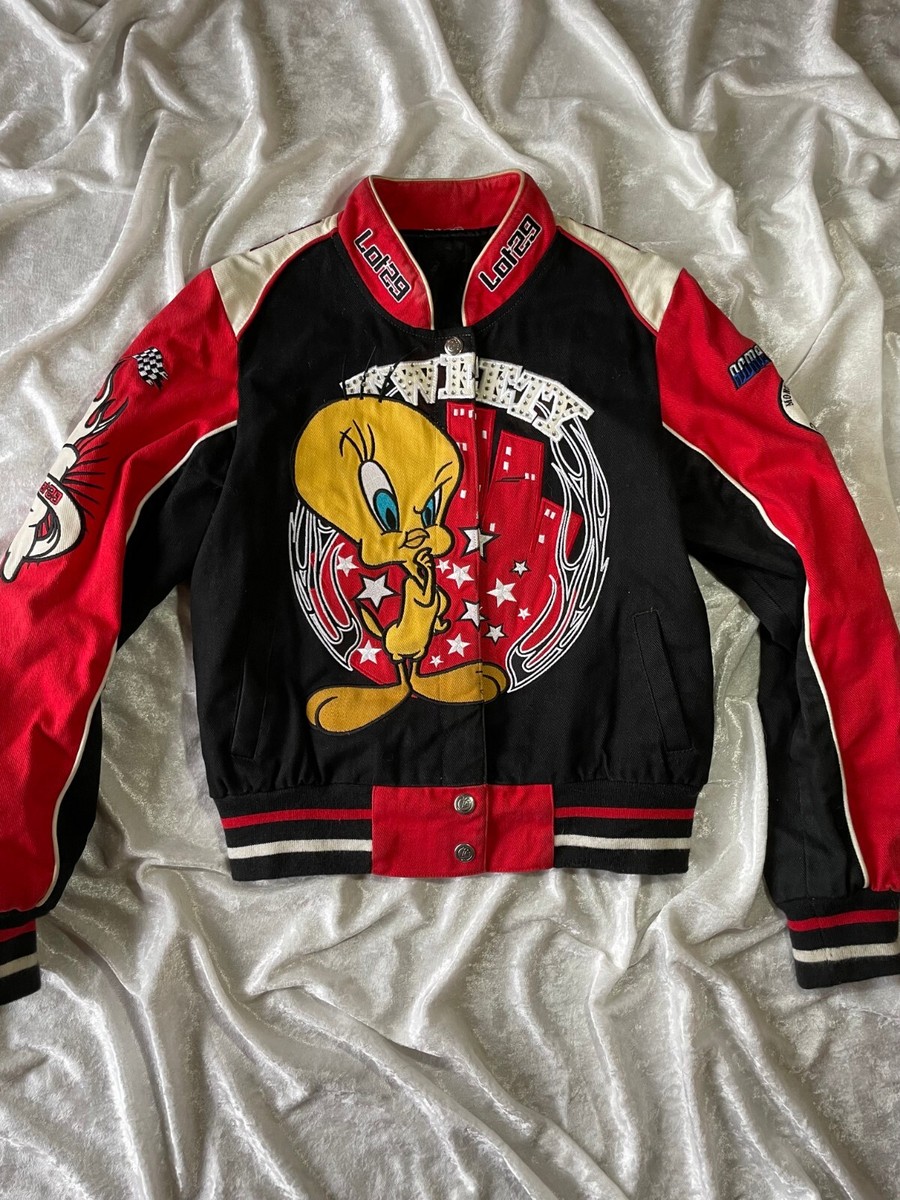 Lot 29 Tweety Bird Moto Jacket womens S/ boys M | eBay Lot 29 Tweety Bird Moto Jacket womens S/ boys M | eBay