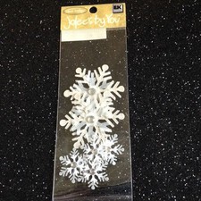 HOLIDAY Jolee's By You CHRISTMAS Sticker SNOWFLAKE GIFTS NEW SNOWFLAKES SNOW