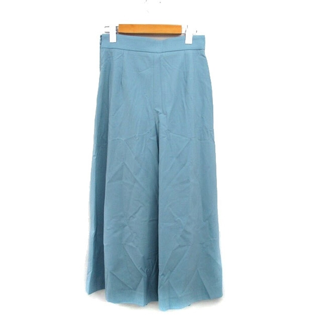 TOMORROWLAND SKUNTS PANTS GATHER WOOL 34 LIGHT BLUE KT4 Used TOMORROWLAND SKUNTS PANTS GATHER WOOL 34 LIGHT BLUE KT4 Used