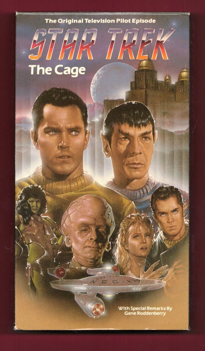 Star Trek The Cage VHS Original TV Pilot Ep Capt Pike Mr