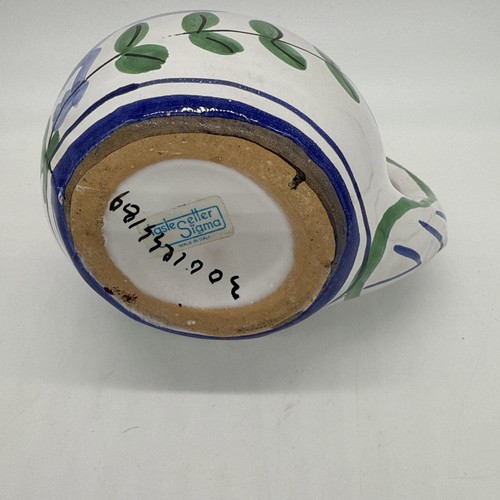 Jarra crema gallo/pollo pintada a mano cerámica italiana vintage pintada a mano - Imagen 17 de 24