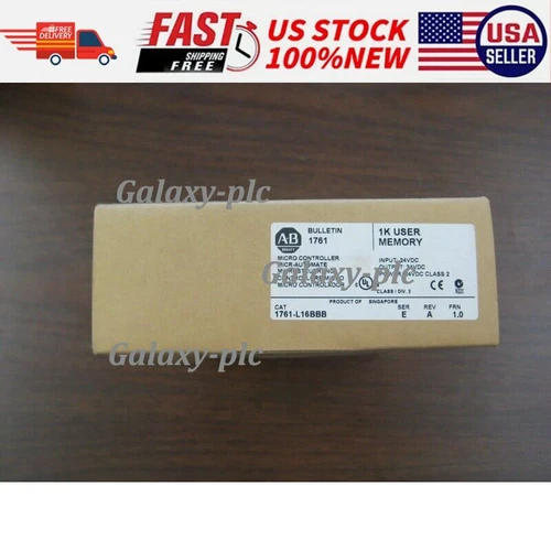 New Factory Sealed AB 1761-L16BBB MicroLogix1000 16 Point Controller US Free Tax