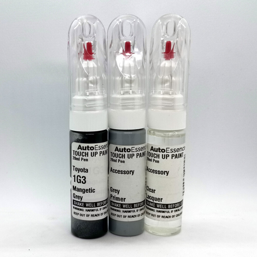 TOYOTA GREY 1G3 PAINT TOUCH UP PEN SCRATCH CHIP BRUSH SCRATCH