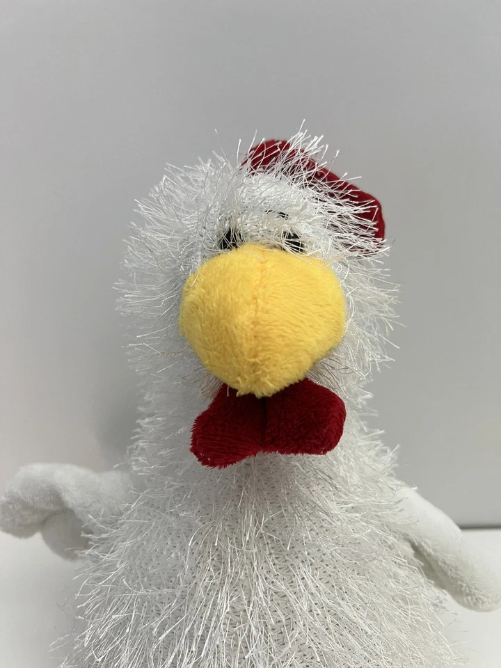 GANZ Chicken Webkinz Plush 8" Farm Adorable Shaggy Stuffed Animal Toy Gift - Image 3 of 4