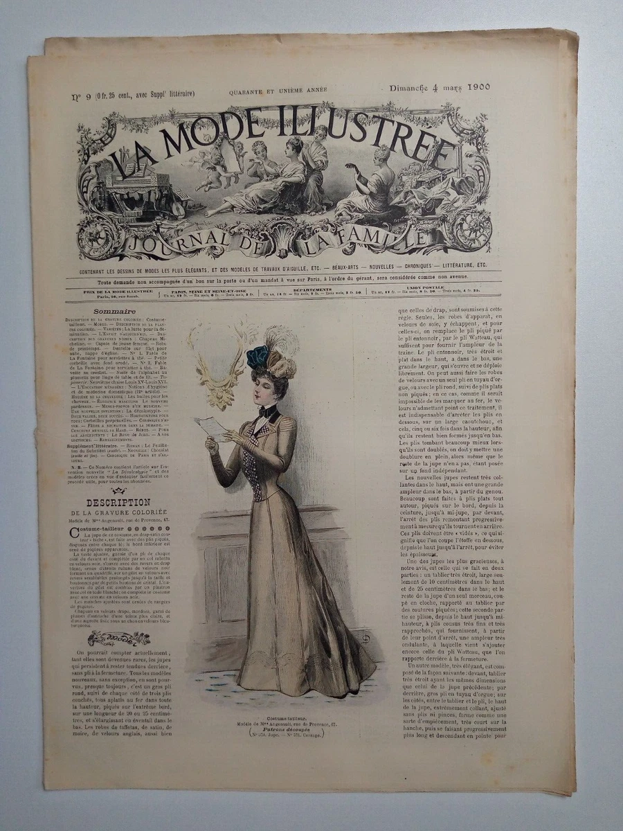 Revue Ancienne LA MODE ILLUSTREE - N°31 Du 31 Juillet 1904, édition Originale Française