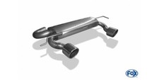 FOX Duplex Sportauspuff rechts links je 1x100mm für Audi TT Typ 8N 3.2l quattro
