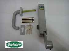OUTSIDE ACCESS PUSH PAD WITH CYLINDER & HANDLE 400/600 SERIES HENDERSON HARDWARE