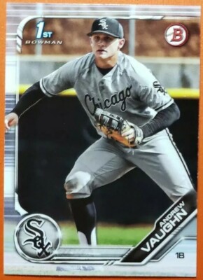  ANDREW VAUGHN 2019 - 1st BOWMAN White Sox 2019 Round 1 3rd Overall Draft 