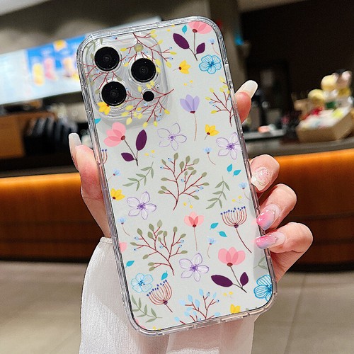 For iPhone 15 Pro Max 14 13 12 11 XS 7 8 Floral Butterfly ShockProof Case Cover - Picture 13 of 17