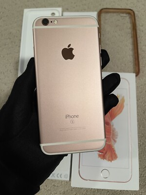 iPhone 6s Unlocked 64GB - Rose Gold, Preowned, Model A1688, Open