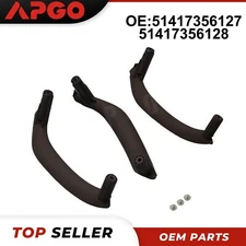 For BMW X5 X6 F15 F16 3x Left & Right Mocha Interior Door Pull Handle Trim Set