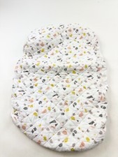 Crate  Barrel Quilted Changing Pad Cover Muslin Nursery Kids Baby Multi Printed