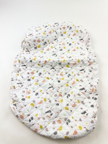 Crate & Barrel Quilted Changing Pad Cover Muslin Nursery Kids Baby Multi Printed