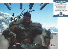 WINSTON DUKE SIGNED 'BLACK PANTHER' M'BAKU 8x10 PHOTO C AVENGERS BECKETT COA BAS