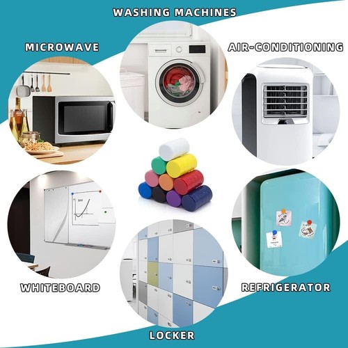 Fridge Magnets Refrigerator Magnets, 20Pcs Strong Magnets for Whiteboard Magnets - 第 4/6 張圖片