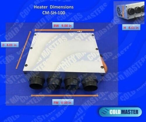 UNIVERSAL UNDERDASH A/C EVAPORATOR/HEATER COMBO 450FC - Picture 3 of 12