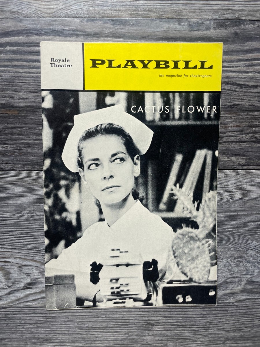 CACTUS FLOWER, PLAYBILL, MAY 1966, ROYALE THEATRE | eBay