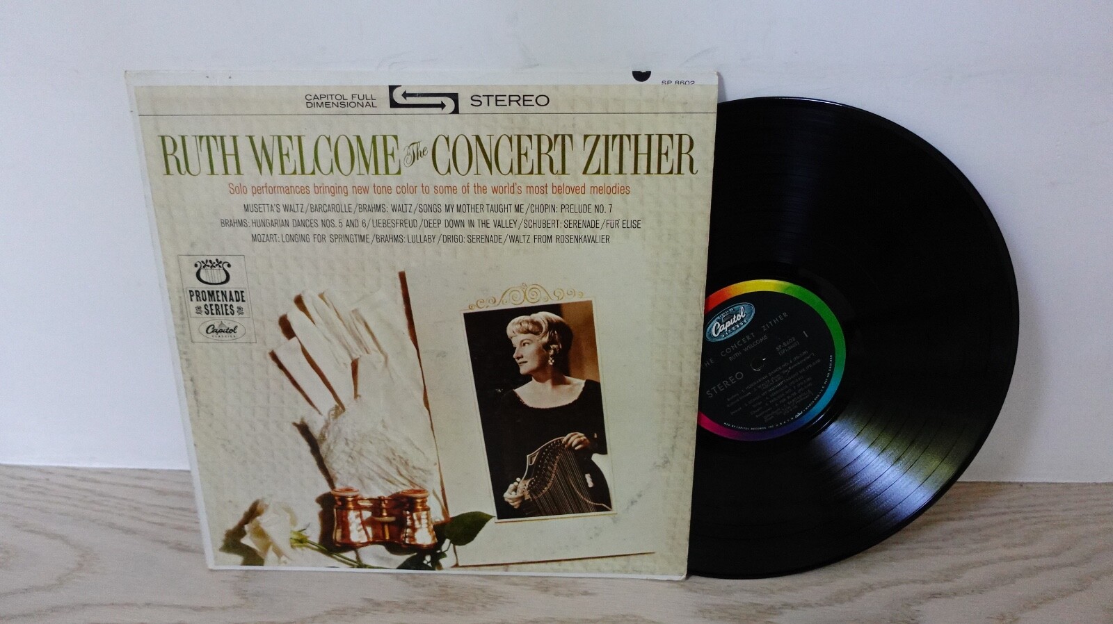 Welcome Back Ruth Ruth Welcome THE CONCERT ZITHER Capitol SP-8602 Rare LP | eBay