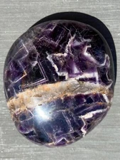 Amethyst Crystal Mineral Free Form Polished Tumbled Stone Deep Purple (1)