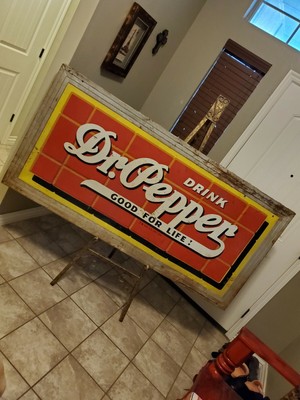 Rare Original Large Original Dr Pepper Advertising Sign | eBay