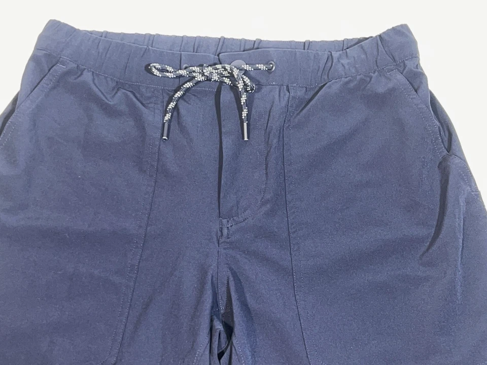 Pantalones Cortos Michael Kors Azul Marino Rendimiento Calce Clásico Elastizados Informales Corbata Cintura M Foto 2 de 4