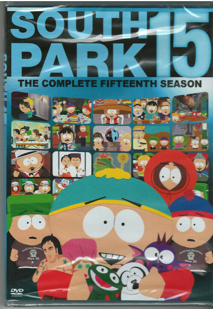 SOUTH PARK SEASON 15 (DVD, 2012, 3-Disc Set, Slim-Line Packaging