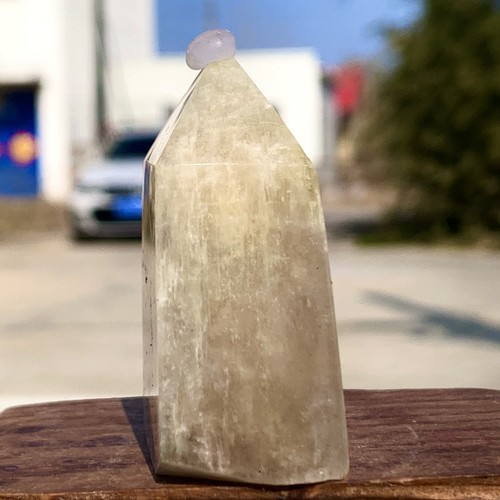 72G natural agate pointed stone quartz crystal tower for healing - 第 10/21 張圖片