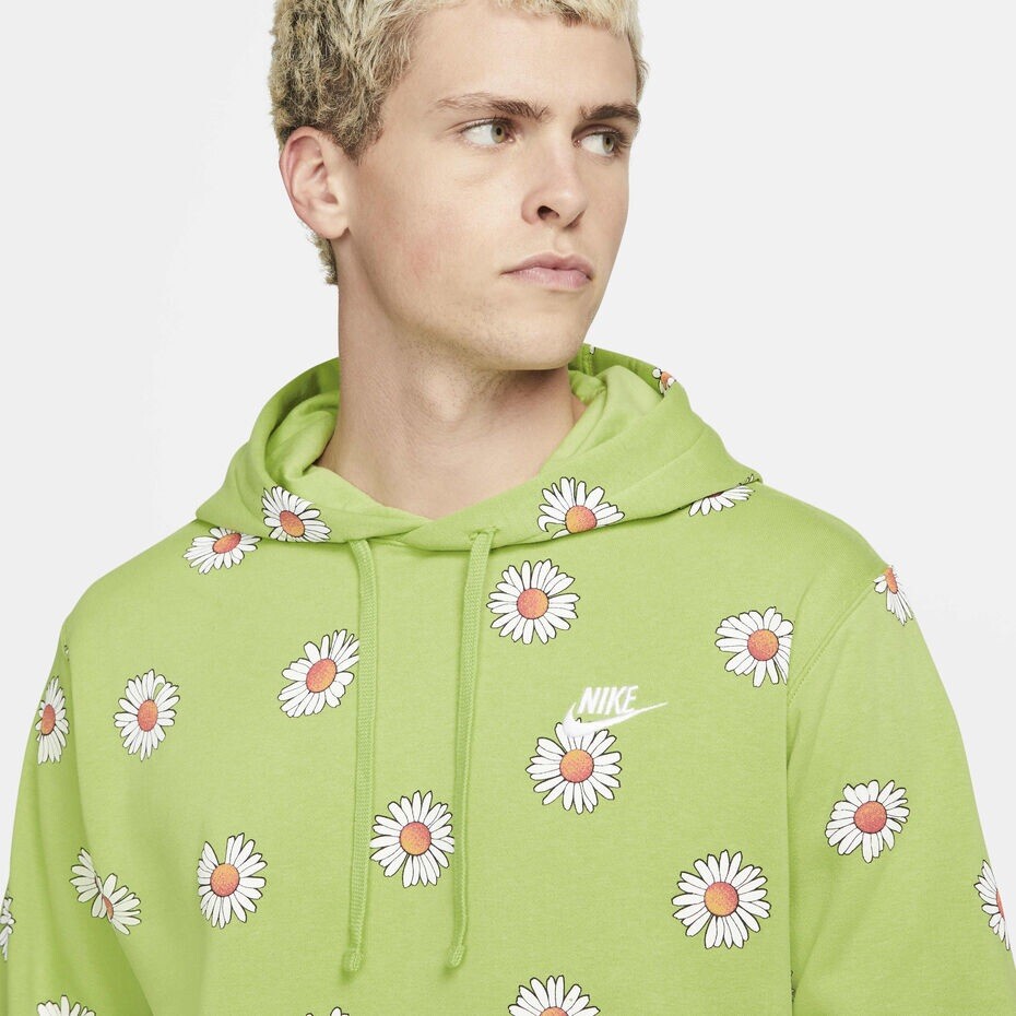 nike floral logo hoodie