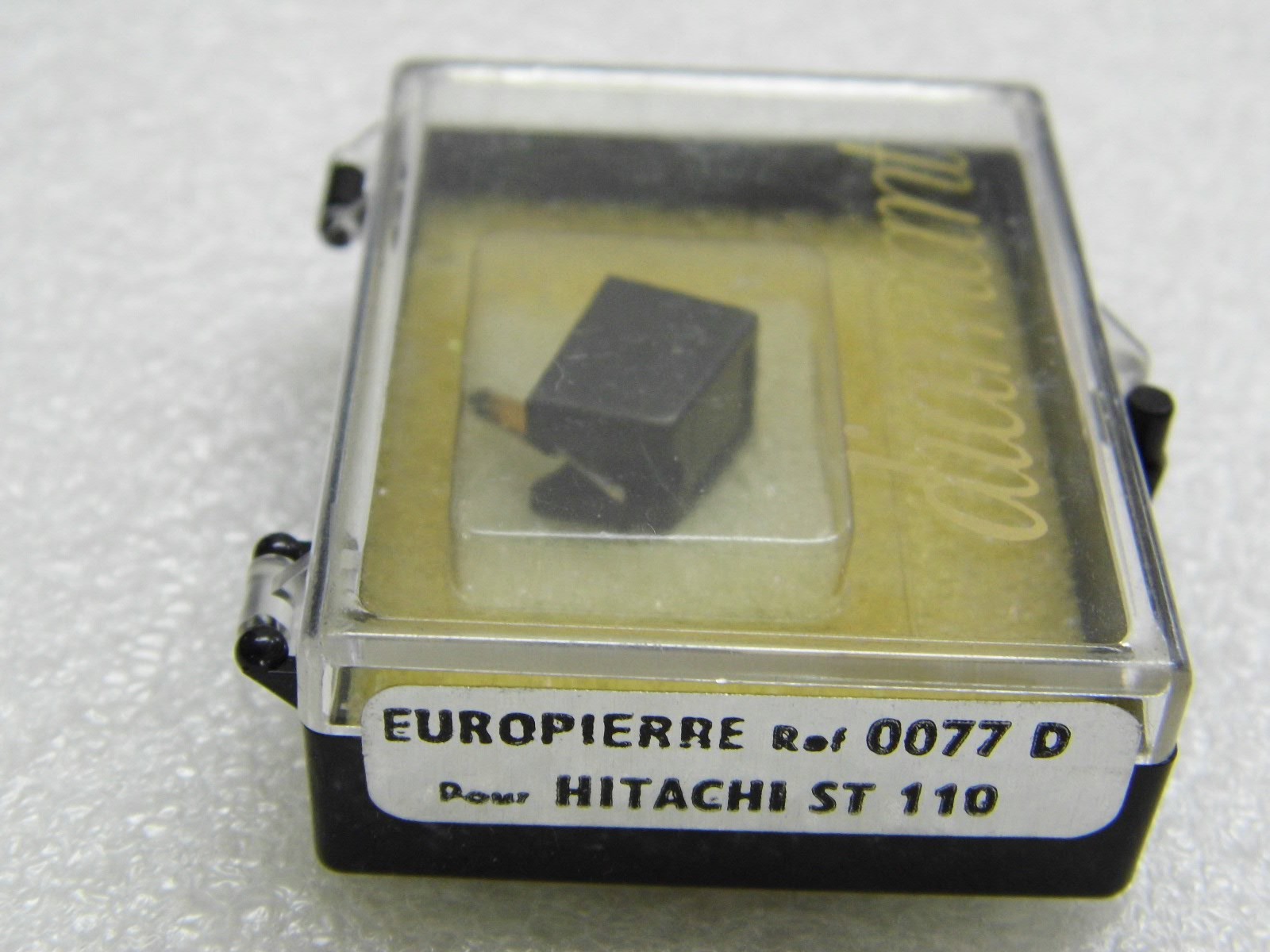Diamant pour HITACHI ST110 europierre Réf 0077D pointe de lecture vinyle saphir