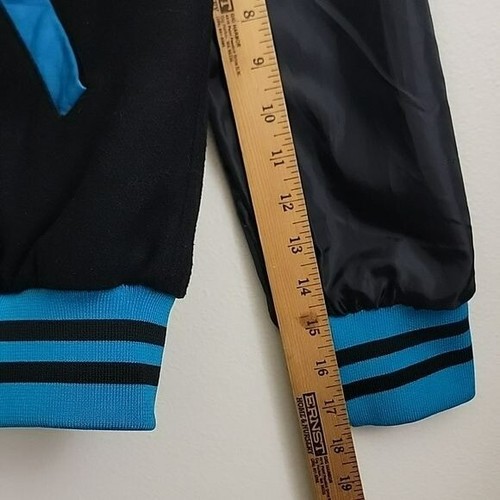 Star Trek Black, Blue Wool Blend Varsity Style Jacket w/ Badges Mens (ALTERED) M - Picture 13 of 16
