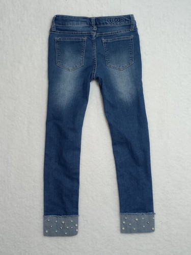 VIGOSS Girls Size 8 The Austin Ankle Skinny Adjustable Distressed Stretch Jeans - Picture 2 of 7