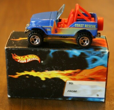 1990 Hot Wheels Jeep Coast Rescue Roll Patrol Unit
