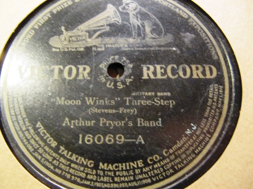 1908 THREE STEP Moon Winks Marsovia Waltzes Slow Waltz Arthur Pryor's Band 16069