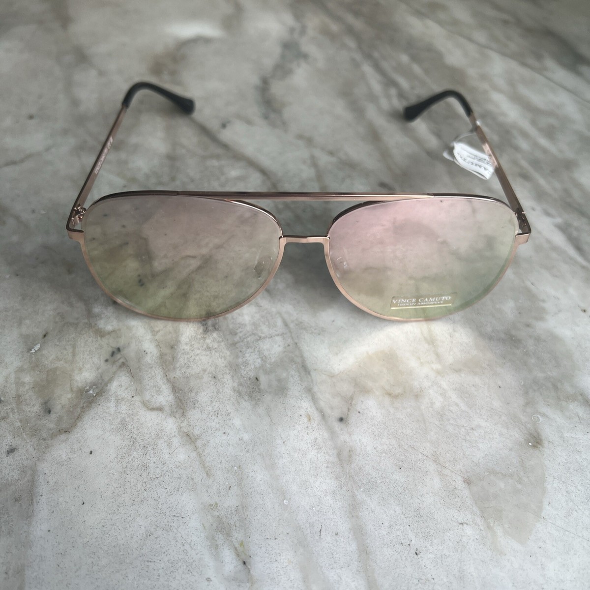 Vince Camuto VC1187 Gold Aviator Sunglasses NWT | eBay display picture 2