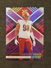 2022 Panini XR - Rookies Purple #198 Phidarian Mathis 25/25 (RC)