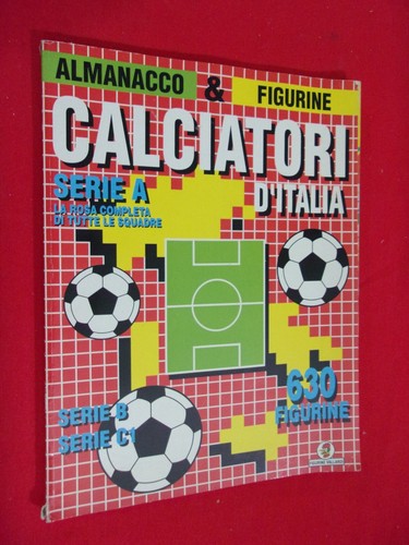 Album Almanacco e figurine Calciatori d' Italia Vallardi 1989 1990 NON perfetto