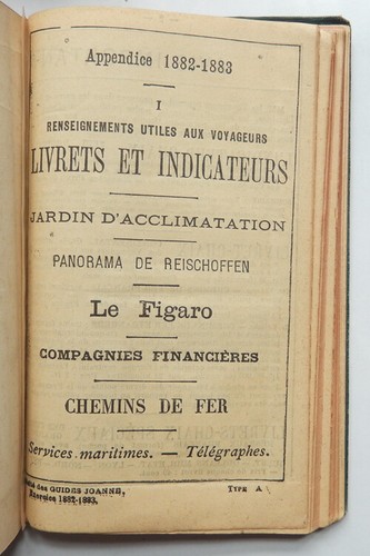 1882 LONDON GUIDE BOOK WITH MAPS STANFORD PARIS FRENCH HOTEL RESTAURANT APPENDIX - Picture 10 of 12