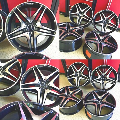 MERCEDES RIMS WHEELS 18 INCH SET4 NEW 18/8.5 FITS E350 4MATIC E550